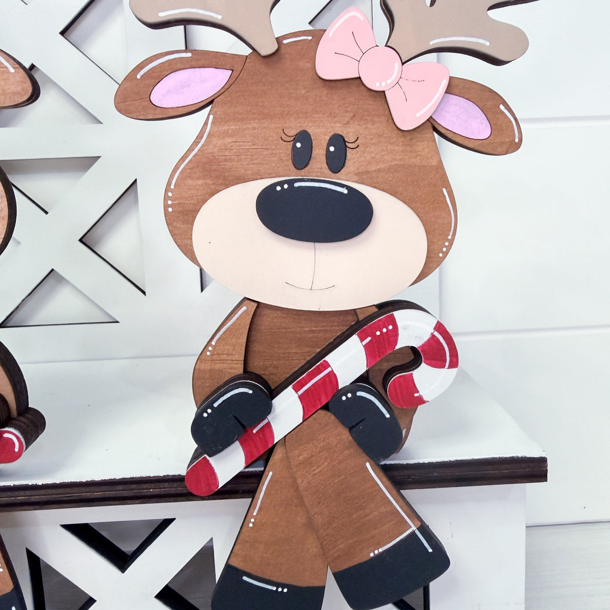 Christmas Reindeer Shelf Hangers