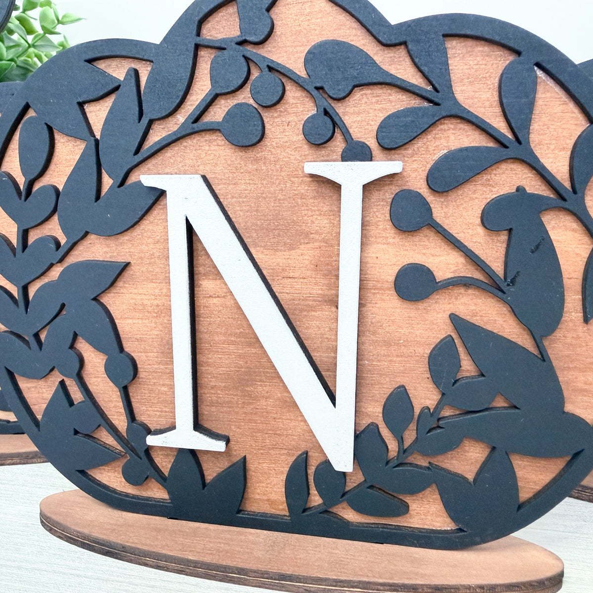 Monogram Pumpkin Shelf Sitter
