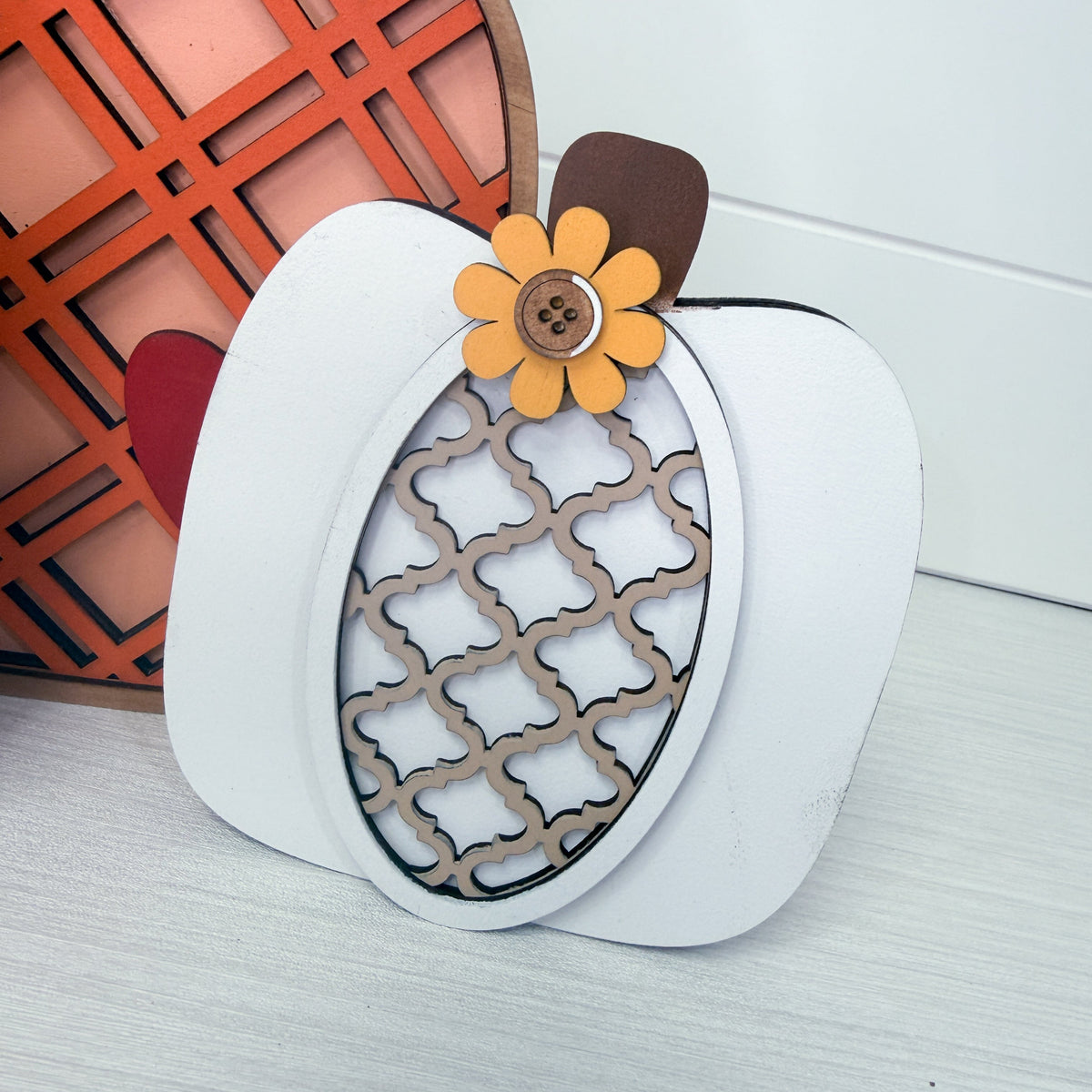 Decorative Wooden Pumpkins