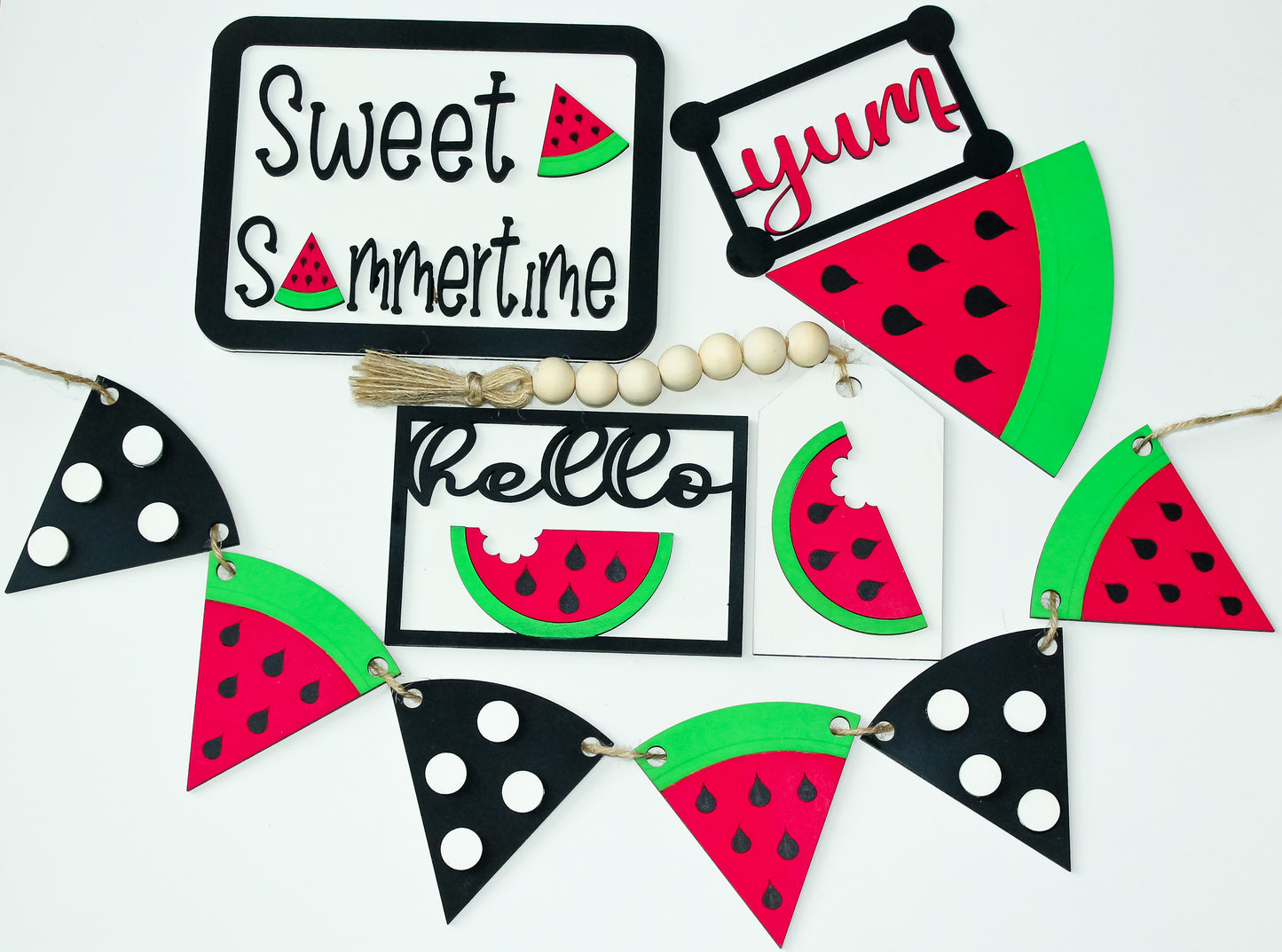 Watermelon Tray Decor Set