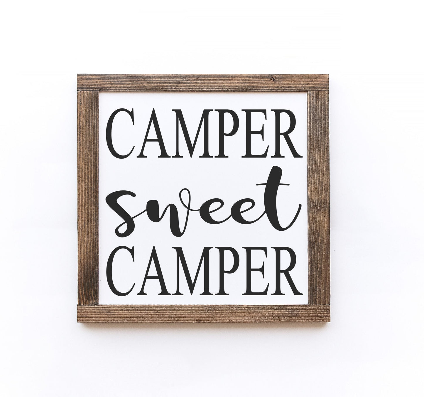 Camping Wood Signs