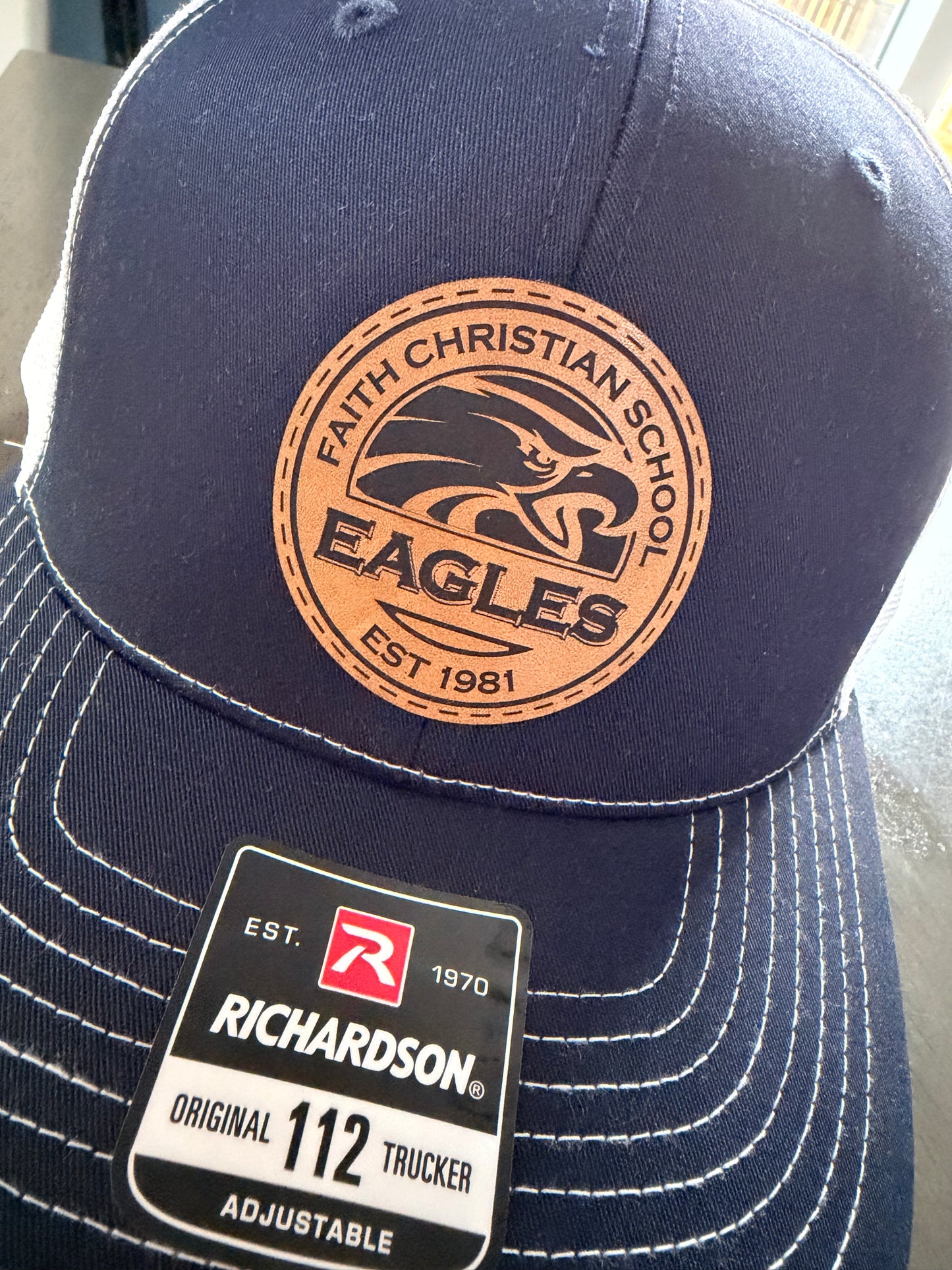 Eagles Leather Patch Richardson Hat
