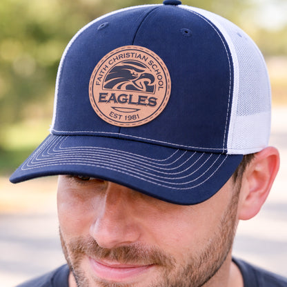 Eagles Leather Patch Richardson Hat
