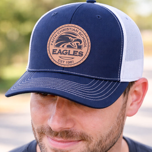 Eagles Leather Patch Richardson Hat
