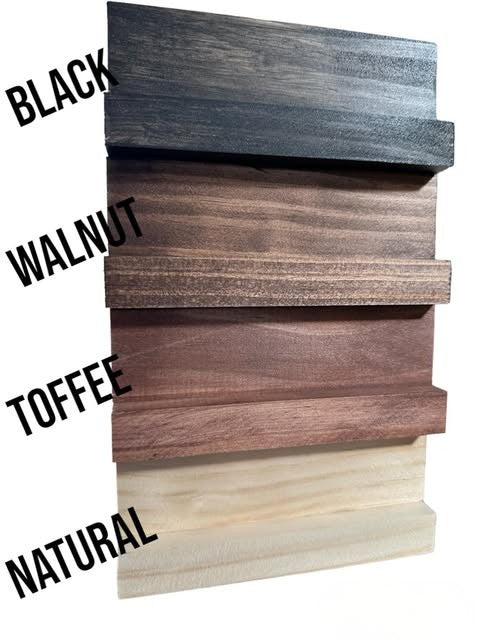 Santa Kissing a Reindeer Wood Sign