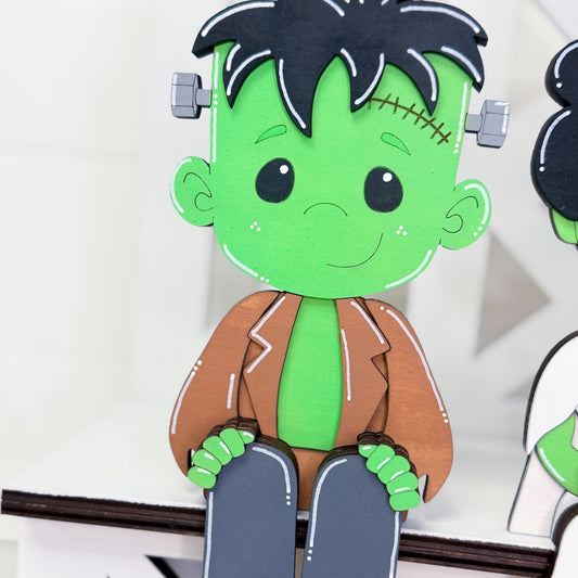Frankenstein & Bride Shelf Hangers