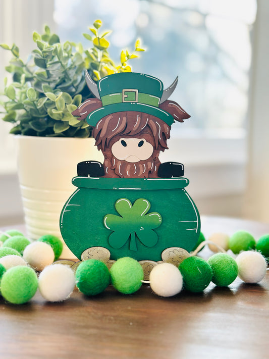 Pot O Gold Highland Cow