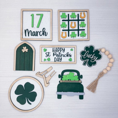 St. Patrick's Tiered Tray Décor Set