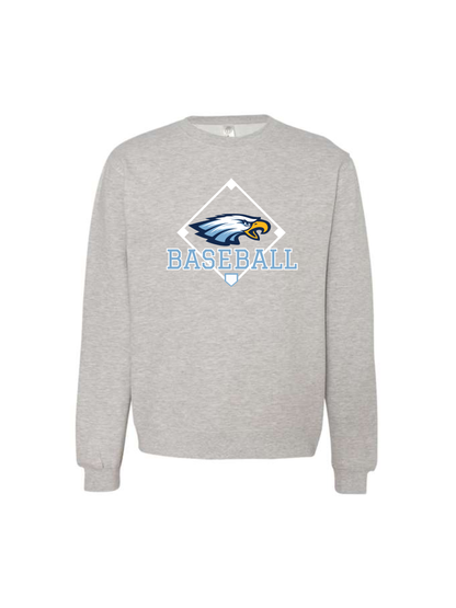 Baseball Crew Neck Sweatshirt