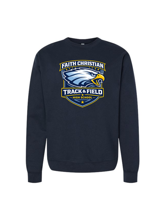 Track and Field Crew Neck Sweatshirt