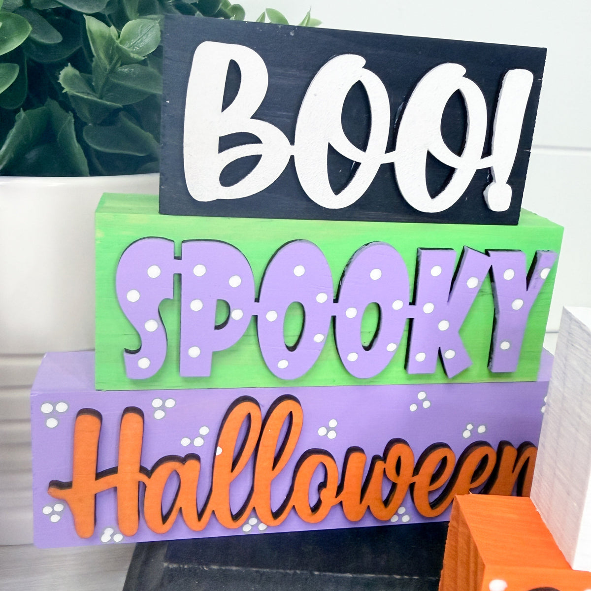 Fall and Halloween Word Stackers