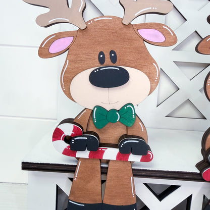 Christmas Reindeer Shelf Hangers