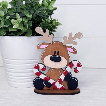 Christmas Reindeer Candy Shop Shelf Sitters
