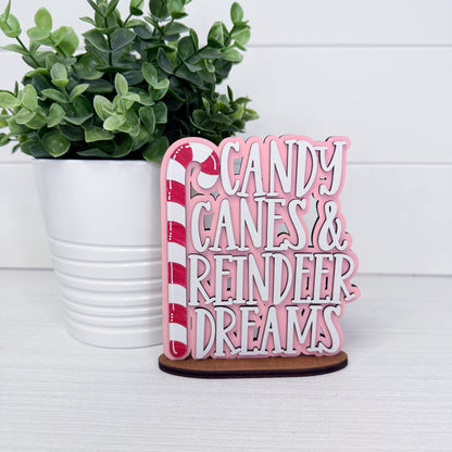 Christmas Reindeer Candy Shop Shelf Sitters
