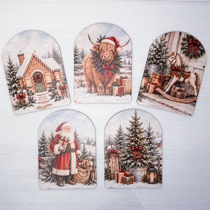 Christmas Gingerbread Cottage Wood Arch