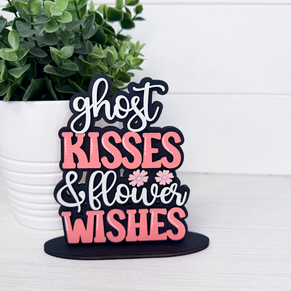 Floral Halloween Shelf Sitters