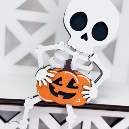 Ghost Pumpkin Shelf Hanger