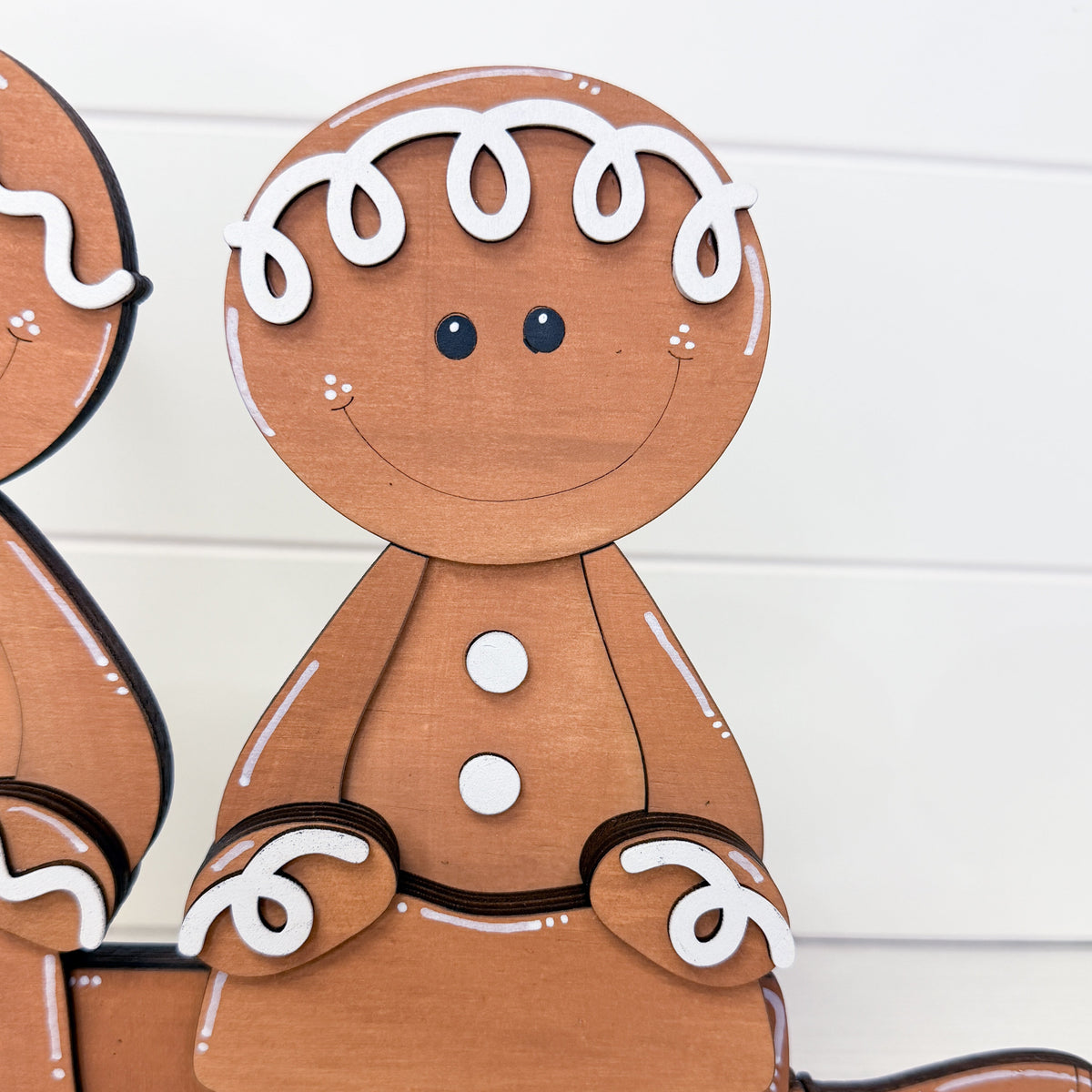 Gingerbread Couple Shelf Hangers
