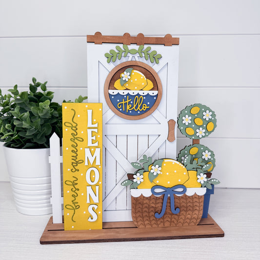 Fresh Squeezed Lemons Barn Door Interchangeable
