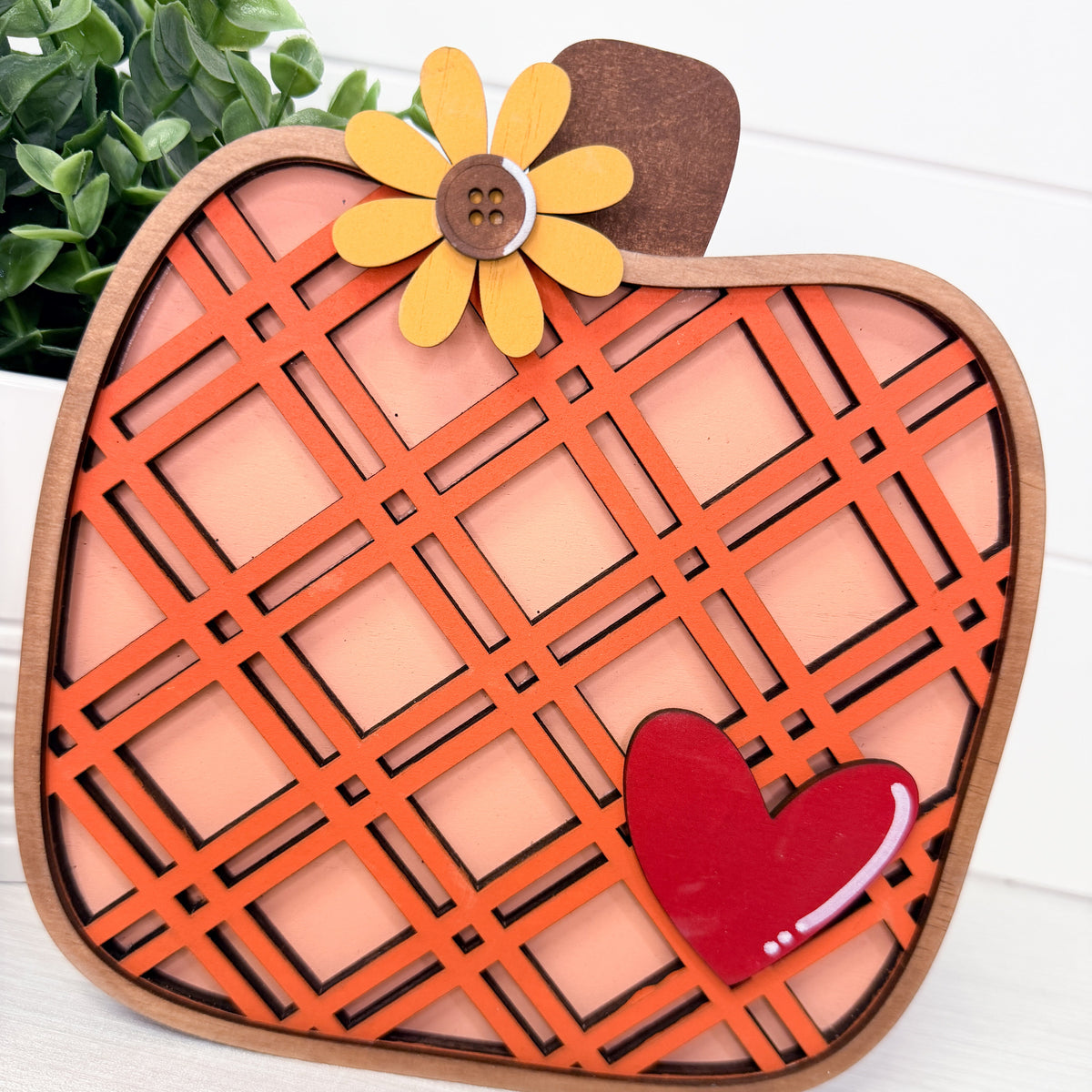 Decorative Wooden Pumpkins