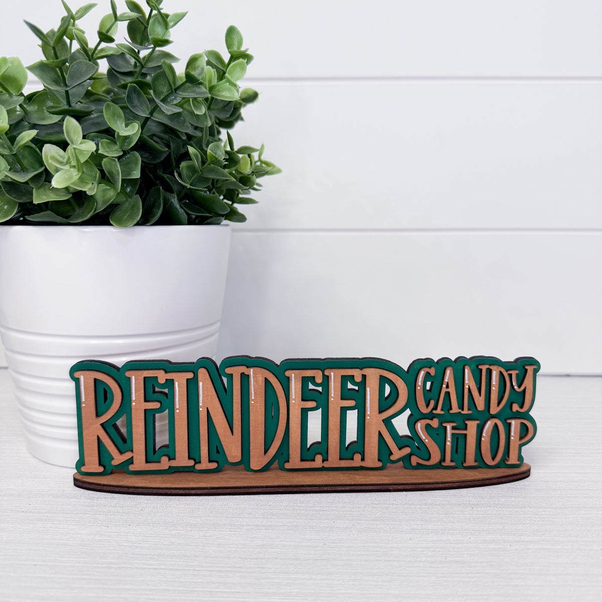 Christmas Reindeer Candy Shop Shelf Sitters
