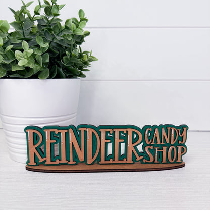Christmas Reindeer Candy Shop Shelf Sitters