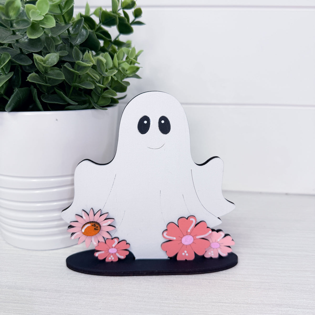 Floral Halloween Shelf Sitters