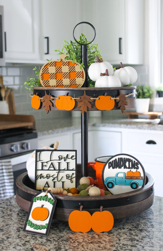 Fall Tray Decor Set