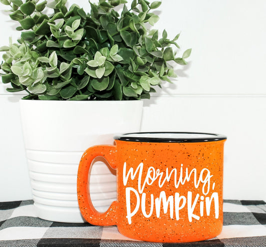 Morning Pumpkin Campfire Mug